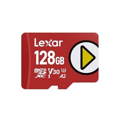 Lexar Play Micro SD Karte 128GB, microSDXC UHS-I, bis zu 205 MB/s Lesen, 140 MB/s Schreiben, Klasse 10, U3, V30, A2, 4K-Video, Hochgeschwindigkeitskarte für Switch/tragbare Spielgeräte/Smartphones Lexar Play Micro SD Karte 128GB, microSDXC UHS-I, bis zu 205 MB/s Lesen, 140 MB/s Schreiben, Klasse 10, U3, V30, A2, 4K-Video, Hochgeschwindigkeitskarte für Switch/tragbare Spielgeräte/Smartphones
