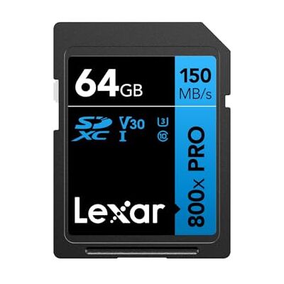 Lexar 64GB Hochleistungs-SD-Karte - SDXC UHS-I, Klasse 10 Lexar 64GB Hochleistungs-SD-Karte - SDXC UHS-I, Klasse 10