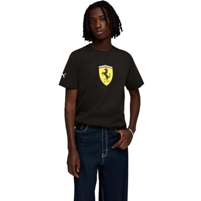 Puma Herren Scuderia Ferrari Coloured Shield T-Shirt Puma Herren Scuderia Ferrari Coloured Shield T-Shirt