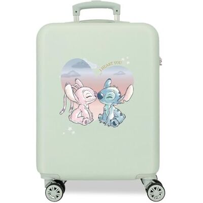 Disney Adorable Stitch Moods Kabinenkoffer, starres ABS, Zahlenschloss an der Seite, 4 Doppelräder, Handgepäck Disney Adorable Stitch Moods Kabinenkoffer, starres ABS, Zahlenschloss an der Seite, 4 Doppelräder, Handgepäck
