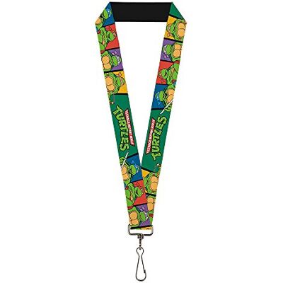 Buckle-Down Teenage Mutant Ninja Turtles Unisex Erwachsene Schlüsselband – 2,5 cm Classic Tmnt Group Pose3/Tmnt Logo Grün/Mu Schlüsselanhänger, Mehrfarbig, Einheitsgröße US Buckle-Down Teenage Mutant Ninja Turtles Unisex Erwachsene Schlüsselband – 2,5 cm Classic Tmnt Group Pose3/Tmnt Logo Grün/Mu Schlüsselanhänger, Mehrfarbig, Einheitsgröße US
