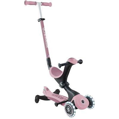 Globber GO•UP Deluxe Lights ECO 360 – Skalierbarer Tretroller, 3 Räder mit Sitz und Modul 360, für Kinder von 15 Monaten bis 6 Jahren Globber GO•UP Deluxe Lights ECO 360 – Skalierbarer Tretroller, 3 Räder mit Sitz und Modul 360, für Kinder von 15 Monaten bis 6 Jahren
