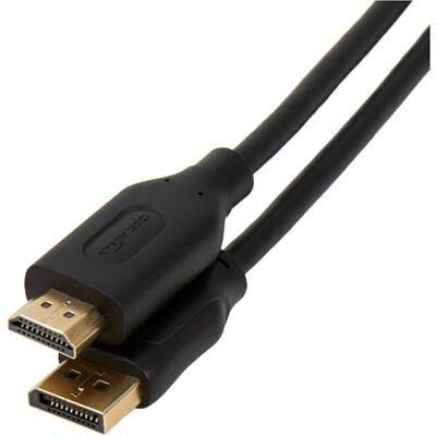 Amazon Basics DisplayPort to HDMI Cable, 5er-Pack, 3.04 m (10 ft), Schwarz Amazon Basics DisplayPort to HDMI Cable, 5er-Pack, 3.04 m (10 ft), Schwarz
