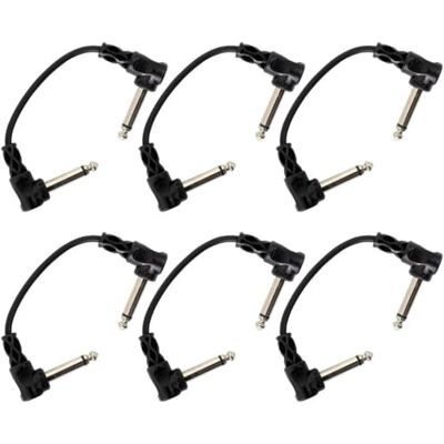 Hosa CFS-606 Gitarren Pedal Patchkabel Winkelstecker 6in, 2,54cm, 6er Pack Hosa CFS-606 Gitarren Pedal Patchkabel Winkelstecker 6in, 2,54cm, 6er Pack
