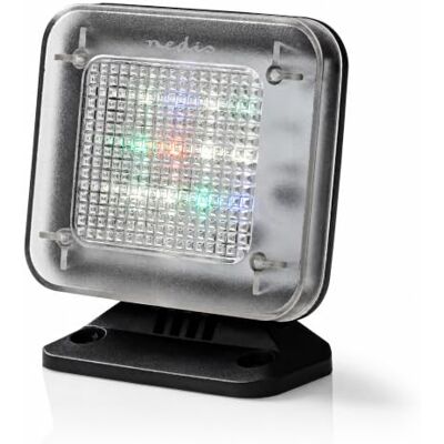 NEDIS TV Simulator Fake TV Einbrecher Abschreckung Plug-and-Play Realistischer TV-Effekt Simuliert Lichtmuster eines 32" TVs integrierter Timer erkennt Sonnenuntergang USB NEDIS TV Simulator Fake TV Einbrecher Abschreckung Plug-and-Play Realistischer TV-Effekt Simuliert Lichtmuster eines 32" TVs integrierter Timer erkennt Sonnenuntergang USB