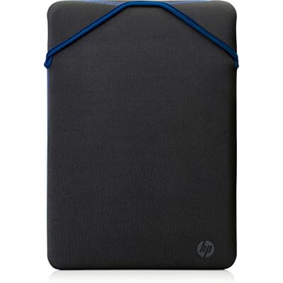 HP Laptop‑Wendeschutzhülle 14 Zoll, Neopren‑Laptophülle, wendbares Design, schlank & leicht, stoß‑ und kratzschutz, 2F1X4AA, Schwarz/Blau HP Laptop‑Wendeschutzhülle 14 Zoll, Neopren‑Laptophülle, wendbares Design, schlank & leicht, stoß‑ und kratzschutz, 2F1X4AA, Schwarz/Blau