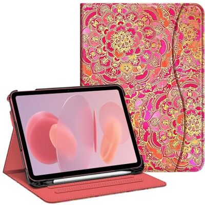 FINTIE Schutzhülle für iPad der 10. Generation 10,9 Zoll (Modell 2022), Multi-Winkel-Ansicht, Schutzhülle mit Stifthalter und Tasche, automatischer Schlaf-/Wachmodus, Schattierungen von Rosa FINTIE Schutzhülle für iPad der 10. Generation 10,9 Zoll (Modell 2022), Multi-Winkel-Ansicht, Schutzhülle mit Stifthalter und Tasche, automatischer Schlaf-/Wachmodus, Schattierungen von Rosa