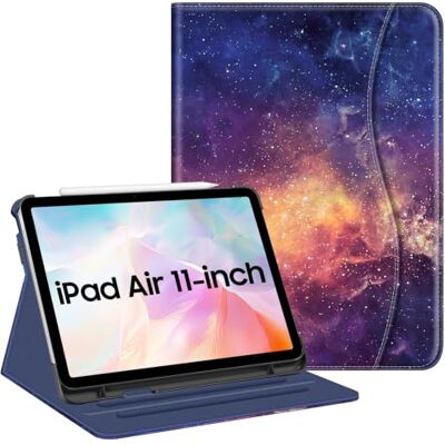 FINTIE Schutzhülle kompatibel mit iPad Air 5. Generation (2022) / iPad Air 4. Generation (2020) 27,7 cm (11 Zoll), Multi-Winkel-Ansicht, Folio-Schutzhülle mit Tasche, automatische Sleep/Wake-Funktion, FINTIE Schutzhülle kompatibel mit iPad Air 5. Generation (2022) / iPad Air 4. Generation (2020) 27,7 cm (11 Zoll), Multi-Winkel-Ansicht, Folio-Schutzhülle mit Tasche, automatische Sleep/Wake-Funktion,