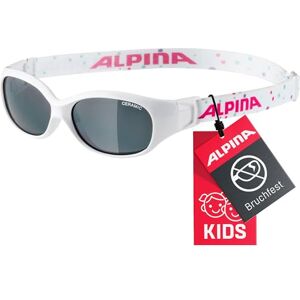 ALPINA FLEXXY KIDS Flexible und Bruchsichere Sonnenbrille Mit 100% UV-Schutz Für Kinder, white-dots gloss, One Size ALPINA FLEXXY KIDS Flexible und Bruchsichere Sonnenbrille Mit 100% UV-Schutz Für Kinder, white-dots gloss, One Size