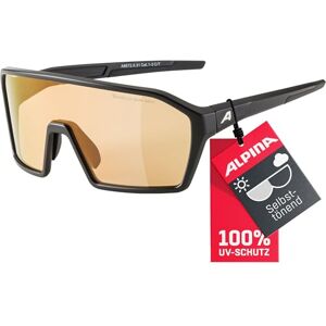 ALPINA RAM Q-LITE V Selbsttönende, Bruchfeste & Beschlagfreie Sport- & Fahrradbrille Mit 100% UV-Schutz Für Erwachsene, black matt, One Size ALPINA RAM Q-LITE V Selbsttönende, Bruchfeste & Beschlagfreie Sport- & Fahrradbrille Mit 100% UV-Schutz Für Erwachsene, black matt, One Size