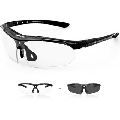 FREE SOLDIER Sportbrille Polaroid Sonnenbrille Herren Fahrradbrille 5 in 1 Taktische Militärische MTB Brille Laufbrille zum Radfahren Fahrt Wandern Fischen Outdoor-Aktivitäten FREE SOLDIER Sportbrille Polaroid Sonnenbrille Herren Fahrradbrille 5 in 1 Taktische Militärische MTB Brille Laufbrille zum Radfahren Fahrt Wandern Fischen Outdoor-Aktivitäten
