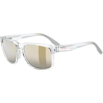 Uvex poise Sportbrille, clear/mir.gold, one size 100% UVA-, -B, C Schutz beschlagfrei Uvex poise Sportbrille, clear/mir.gold, one size 100% UVA-, -B, C Schutz beschlagfrei