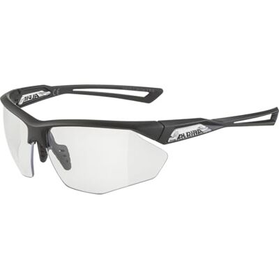 ALPINA NYLOS HR, Sportbrille für Erwachsene, black-transparent matt, One Size, maximaler Schutz ALPINA NYLOS HR, Sportbrille für Erwachsene, black-transparent matt, One Size, maximaler Schutz
