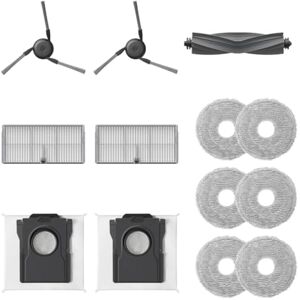 dreame Ersatz-Zubehör-Kit Saugroboter L10sUltraGen3, D30Ultra, L40UltraA, 1 Hauptbürste aus Gummi, 2 Seitenbürsten, 2 Filter, 2 Staubbeutel, 3 Paar Wischtücher dreame Ersatz-Zubehör-Kit Saugroboter L10sUltraGen3, D30Ultra, L40UltraA, 1 Hauptbürste aus Gummi, 2 Seitenbürsten, 2 Filter, 2 Staubbeutel, 3 Paar Wischtücher