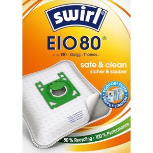 Swirl EIO 80 EcoPor Staubsaugerbeutel (10 Beutel), reißfeste Staubbeutel für einige EIO, Dirt Devil, Edeka & Thomas Staubsauger, im umweltfreundlichen Umkarton, 99,9% Filterung von Haus- & Feinstaub Swirl EIO 80 EcoPor Staubsaugerbeutel (10 Beutel), reißfeste Staubbeutel für einige EIO, Dirt Devil, Edeka & Thomas Staubsauger, im umweltfreundlichen Umkarton, 99,9% Filterung von Haus- & Feinstaub