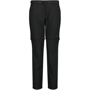 CMP Damen Zipp Off Hose, Schwarz,D36 CMP Damen Zipp Off Hose, Schwarz,D36