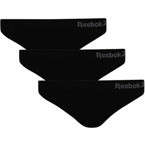 Reebok Kali Tangas für Damen – 3er-Pack Schwarze, Nahtlose Slips für Damen Damen-Tangas im Multipack, für Alltag und Sport, XS Reebok Kali Tangas für Damen – 3er-Pack Schwarze, Nahtlose Slips für Damen Damen-Tangas im Multipack, für Alltag und Sport, XS