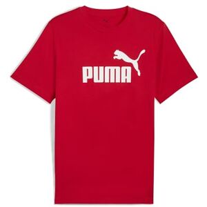 Puma Unisex ESS No. 1 Logo Tee T-Shirts, for All Time Red, M Puma Unisex ESS No. 1 Logo Tee T-Shirts, for All Time Red, M