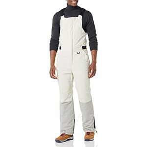Amazon Essentials Herren Schnee-Latzhose, wasserabweisend, isoliert, Grau/Elfenbein, Farbblock, Größe L Amazon Essentials Herren Schnee-Latzhose, wasserabweisend, isoliert, Grau/Elfenbein, Farbblock, Größe L