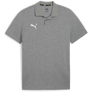 Puma Herren Teamgoal Casuals Poloshirt, Medium Gray Heather- White, XXL EU Puma Herren Teamgoal Casuals Poloshirt, Medium Gray Heather- White, XXL EU