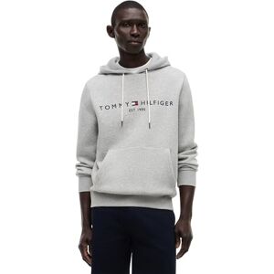 Tommy Hilfiger Herren Hoodie Core Tommy Logo mit Kapuze, Grau (Cloud Heather), 3XL Tommy Hilfiger Herren Hoodie Core Tommy Logo mit Kapuze, Grau (Cloud Heather), 3XL