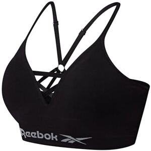 Reebok Damen Womens Seamless Bra MARYNA Black Baselayer-Shirt, Schwarz, XS Reebok Damen Womens Seamless Bra MARYNA Black Baselayer-Shirt, Schwarz, XS