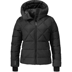 Schöffel Damen Ins Jacket Boston L, warme Winterjacke aus recycelten Materialien, leichte Steppjacke mit Kapuze, winddicht und wasserabweisend, black, 40 Schöffel Damen Ins Jacket Boston L, warme Winterjacke aus recycelten Materialien, leichte Steppjacke mit Kapuze, winddicht und wasserabweisend, black, 40