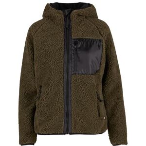 Brandit Women Teddyfl. Jacket Hood 15Y, Farbe: olive, Größe: S Brandit Women Teddyfl. Jacket Hood 15Y, Farbe: olive, Größe: S