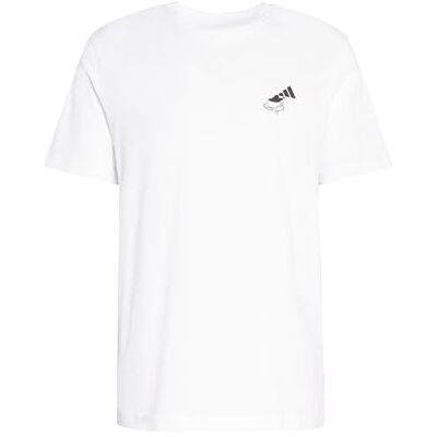 Adidas Men's Coffee Cafe CHEESCAKE Graphic T-Shirt, White, S Adidas Men's Coffee Cafe CHEESCAKE Graphic T-Shirt, White, S