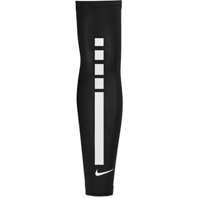 NIKE Pro Elite Arm Sleeve 2.0 Kompressionsärmel Running Training Fitness Sport Armlinge atmungsaktiv leicht Single Arm Sleeve, Black/White/White, S/M NIKE Pro Elite Arm Sleeve 2.0 Kompressionsärmel Running Training Fitness Sport Armlinge atmungsaktiv leicht Single Arm Sleeve, Black/White/White, S/M