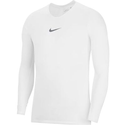 NIKE Herren Dri-fit Park første lag Longsleeve, White/Cool Grey, XL NIKE Herren Dri-fit Park første lag Longsleeve, White/Cool Grey, XL