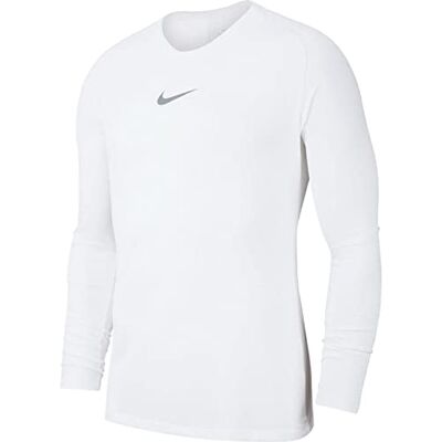 NIKE Herren Dri-fit Park første lag Longsleeve, White/Cool Grey, M EU NIKE Herren Dri-fit Park første lag Longsleeve, White/Cool Grey, M EU
