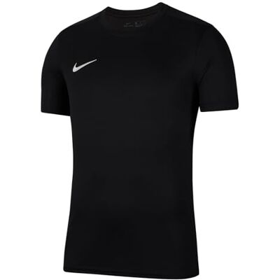 NIKE Unisex Kinder Y Nk Dry Park Vii JSY Ss Shirt, Schwarz/Weiß, XS NIKE Unisex Kinder Y Nk Dry Park Vii JSY Ss Shirt, Schwarz/Weiß, XS