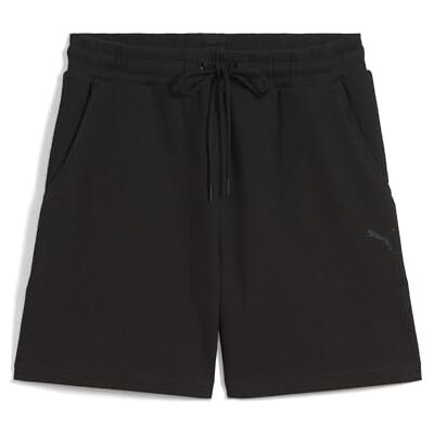 Puma Damen HER High-Waist Shorts 5" Gestrickte Shorts, Black, M Puma Damen HER High-Waist Shorts 5" Gestrickte Shorts, Black, M