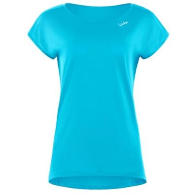 WINSHAPE Damen Ultra Leichtes Modal-kurzarmshirt Mit Abgerundetem Saum Mct013 Kurzarmshirt, Sky-blue, XL EU WINSHAPE Damen Ultra Leichtes Modal-kurzarmshirt Mit Abgerundetem Saum Mct013 Kurzarmshirt, Sky-blue, XL EU