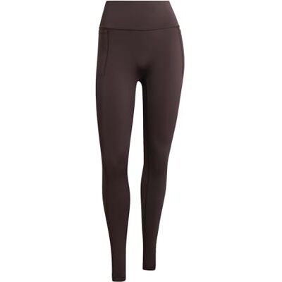Adidas Women's Optime Workout Full Length Leggings, Aurora Coffee, M Adidas Women's Optime Workout Full Length Leggings, Aurora Coffee, M
