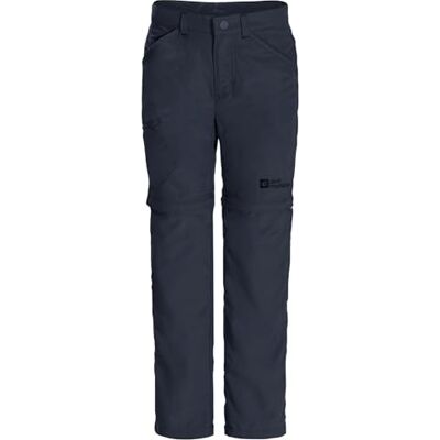 Jack Wolfskin Unisex Kinder Safari Zip Off Pants K Wanderhose, Night Blue, 176 EU Jack Wolfskin Unisex Kinder Safari Zip Off Pants K Wanderhose, Night Blue, 176 EU
