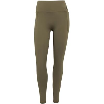 Adidas Women's Optime Workout Full Length Leggings, olive strata, L Adidas Women's Optime Workout Full Length Leggings, olive strata, L