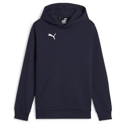 Puma Jungen Teamgoal Casuals Hoody Jr Pullover, Navy- White, 140 EU Puma Jungen Teamgoal Casuals Hoody Jr Pullover, Navy- White, 140 EU