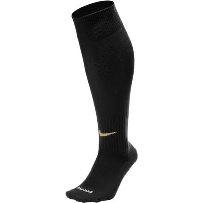 NIKE Unisex Knee High Sock U Nk Classic Ii Csh Otc Tm 132, Black/Jersey Gold, SX5728-019, L NIKE Unisex Knee High Sock U Nk Classic Ii Csh Otc Tm 132, Black/Jersey Gold, SX5728-019, L