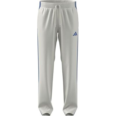 Adidas Men's 3 STRIIPES Tricot Open Hem Trackpants, Off White, M Adidas Men's 3 STRIIPES Tricot Open Hem Trackpants, Off White, M