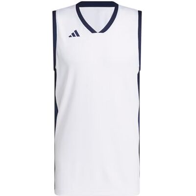 Adidas Herren Mens Pulse Speed Bball Jersey Shirt, White/Team Navy Blue, XL Adidas Herren Mens Pulse Speed Bball Jersey Shirt, White/Team Navy Blue, XL
