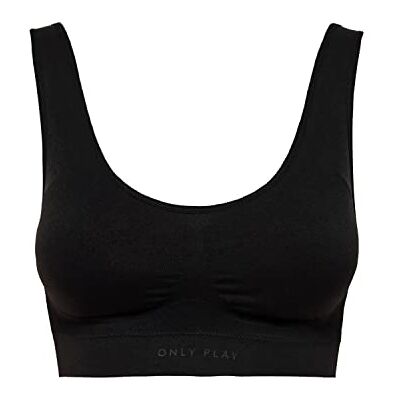 ONLY Play Play Damen Sport-BH Onpmira Seamless Sports Bra Opus, Black, S, 15113968 ONLY Play Play Damen Sport-BH Onpmira Seamless Sports Bra Opus, Black, S, 15113968
