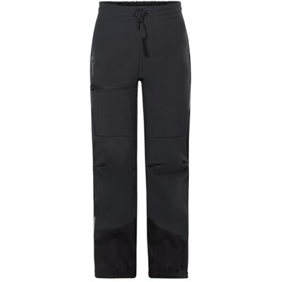 VAUDE Kinder Softshell Hose Kids Capacida Pants II, elastisch, winddichter und atmungsaktiver Materialmix, Black, 146-152 VAUDE Kinder Softshell Hose Kids Capacida Pants II, elastisch, winddichter und atmungsaktiver Materialmix, Black, 146-152