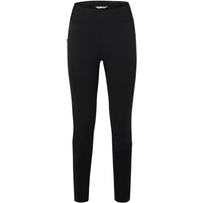 VAUDE Damen Fahrradhose Matera Warm Tights II, warm, Winddicht, atmungsaktiv, Passform: Slim fit, Black, 44 VAUDE Damen Fahrradhose Matera Warm Tights II, warm, Winddicht, atmungsaktiv, Passform: Slim fit, Black, 44