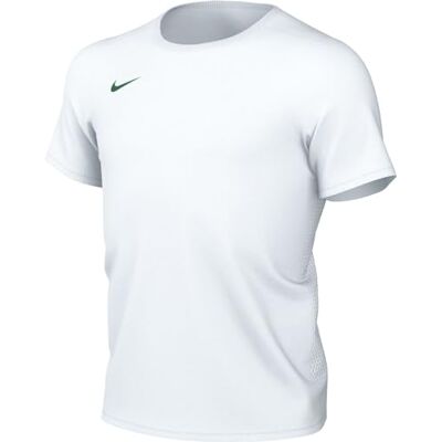 NIKE Unisex Kinder Y Nk Df Park Vii JSY T-Shirt, White/Pine Green, S EU NIKE Unisex Kinder Y Nk Df Park Vii JSY T-Shirt, White/Pine Green, S EU