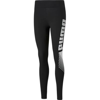 Puma Damen Graphic Leggings, Black, M EU Puma Damen Graphic Leggings, Black, M EU