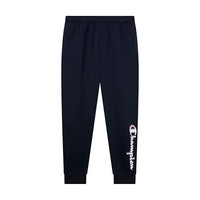 Champion Legacy Icons Powerblend Terry Contrast Logo Rib Cuff Trainingshose Herren, Blau (Bs501), M Champion Legacy Icons Powerblend Terry Contrast Logo Rib Cuff Trainingshose Herren, Blau (Bs501), M