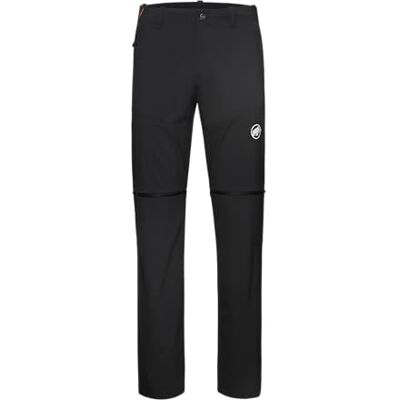 Mammut Outdoor Zip Off Pants Men Wanderhose für Herren, Funktionshose zum Wandern und Trekking, Outdoorhose, Multifunktionshose, Lang & Kurz, 85% Polyamid, 15% Elasthan Black, 48 Mammut Outdoor Zip Off Pants Men Wanderhose für Herren, Funktionshose zum Wandern und Trekking, Outdoorhose, Multifunktionshose, Lang & Kurz, 85% Polyamid, 15% Elasthan Black, 48