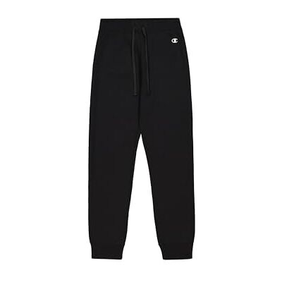 Champion Legacy Basics W-Light Powerblend Fleece Rib Cuff Jogginghose für Damen, Schwarz, M Champion Legacy Basics W-Light Powerblend Fleece Rib Cuff Jogginghose für Damen, Schwarz, M